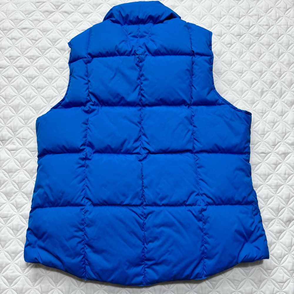 Lands' End Women's Blue Quilted GooseDown Puffer Vest Size S - Picture 10 of 12